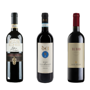 Geschenkdoos "Bella Toscana" (rood - 3 flessen)