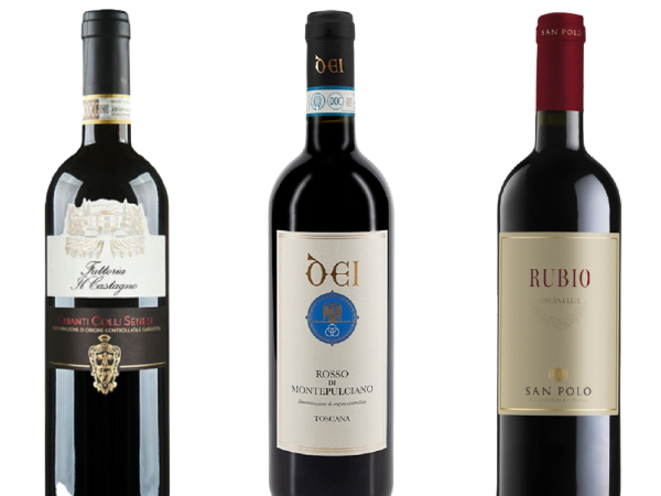 Geschenkdoos “Bella Toscana” (rood – 3 flessen)